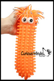 Huge Jumbo Knobby Puffer Worm -  Sensory Fidget Toy