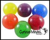 Jumbo 4" Water Bead Filled Squeeze Stress Ball  -  Sensory, Stress, Fidget Toy