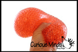 Jumbo 4" Water Bead Filled Squeeze Stress Ball  -  Sensory, Stress, Fidget Toy
