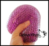 Jumbo 4" Water Bead Filled Squeeze Stress Ball  -  Sensory, Stress, Fidget Toy