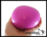 Jumbo 4" Color Changing Gel and Black Water Bead Ball  Squeeze Stress Ball  -  Sensory, Stress, Fidget Toy