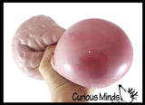LAST CHANCE - LIMITED STOCK  - SALE - Jumbo Brain Stress Ball - Huge Color Changing Squeeze Stress Ball  -  Sensory, Stress, Fidget Toy