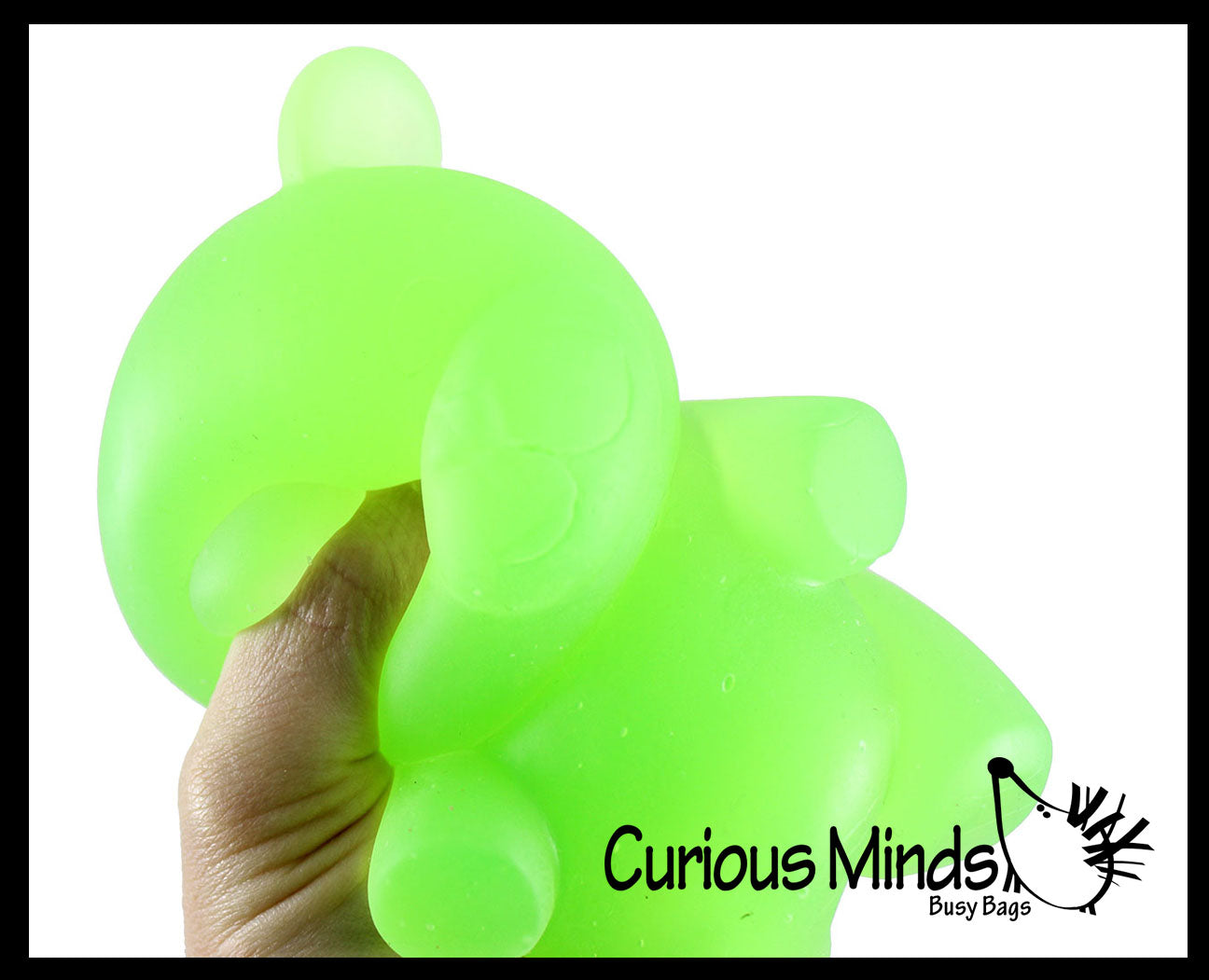 1 Gummy Bear Jumbo Mochi Squishy Animals - Kawaii - Cute Individually Wrapped Toys - Sensory, Stress, Fidget Party Favor Toy (Random Color)