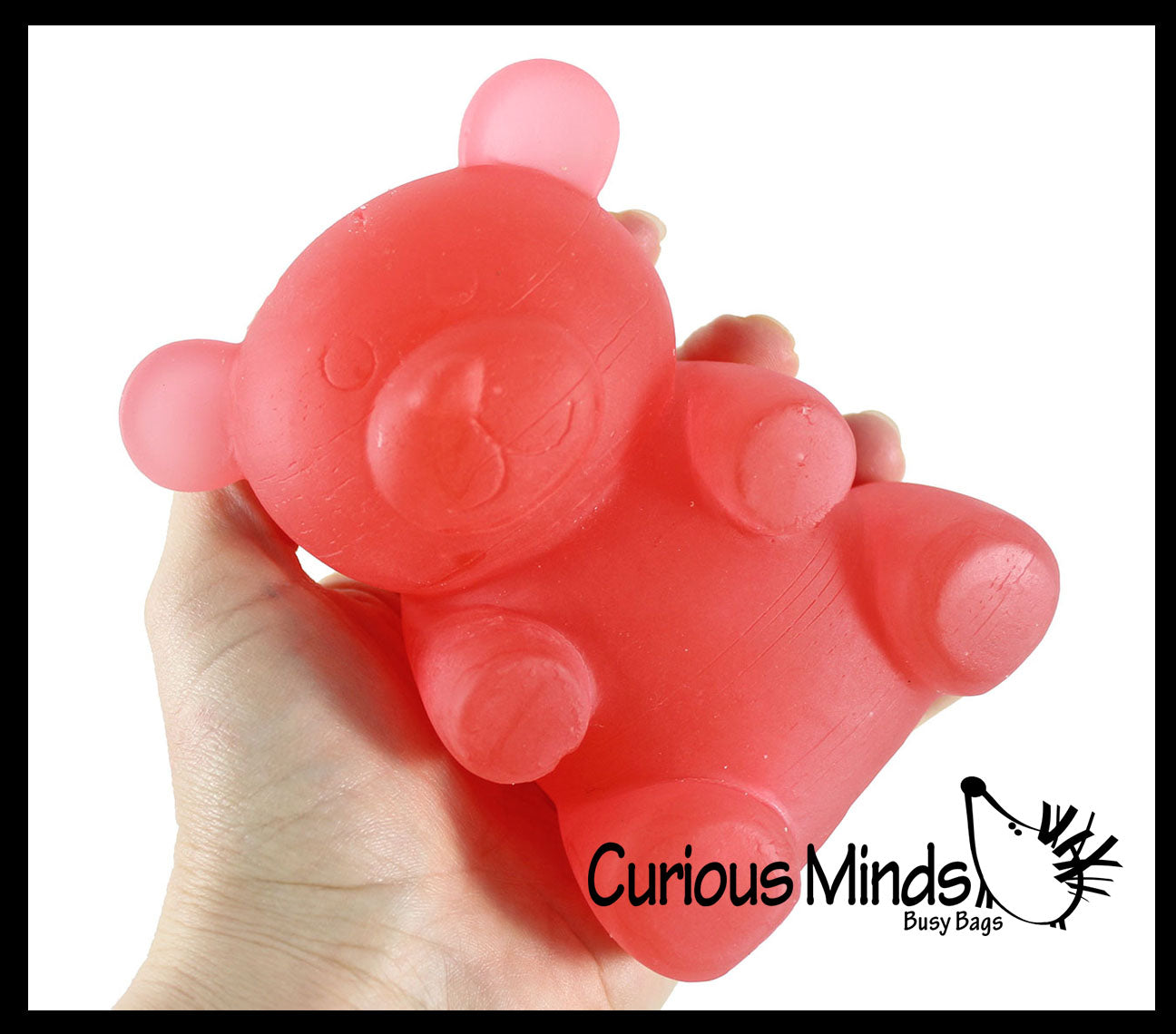 Soft Large Mochi Gummy Bear - Large Squishy Sensory Fidget Toy