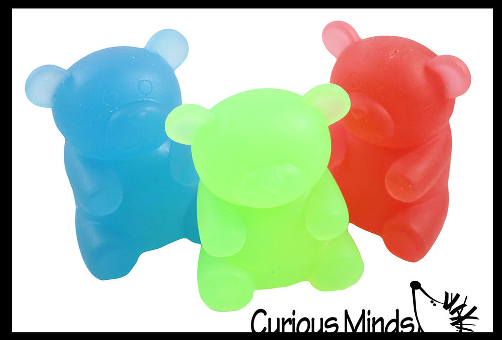 Soft Large Mochi Gummy Bear - Large Squishy Sensory Fidget Toy