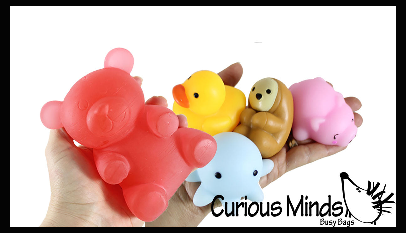 Water Bead Filled Gummy Bear Squishy Animals Cute Individually Wrapped