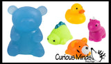 Set of 5 Jumbo and Large Cute Animal Mochi Squishy Animals - Kawaii -  Cute Individually Wrapped Toys - Sensory, Stress, Fidget Party Favor Toy
