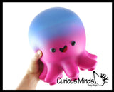 JUMBO Octopus Squishy Slow Rise Foam -  Scented Sensory, Stress, Fidget Toy