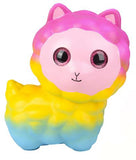 Slow Rise Squishy - JUMBO - Alpaca Squish Foam With Sparkle Eyes Animal Toy