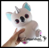 JUMBO Koala Bear with Wings and Horn Squishy Slow Rise Foam Pet Animal Toy -  Scented Sensory, Stress, Fidget Toy Cute