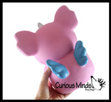 JUMBO Koala Bear with Wings and Horn Squishy Slow Rise Foam Pet Animal Toy -  Scented Sensory, Stress, Fidget Toy Cute