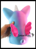 JUMBO Corgi Dog with Wings and Horn Squishy Slow Rise Foam Pet Animal Toy -  Scented Sensory, Stress, Fidget Toy Cute