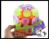 LAST CHANCE - LIMITED STOCK  - SALE - Jumbo Suction Cup Ball - 5" Big - Sticks to Smooth Surfaces - Satisfying Pop Sound
