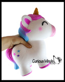 JUMBO Unicorn Squishy Slow Rise Foam Pet Animal Toy -  Scented Sensory, Stress, Fidget Toy