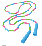 Plastic Jointed Bead Jump Rope - Classic Outside Active Toy - Tweens and Teens - Heavy Segmented Playground Skipping Rope