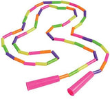 Plastic Jointed Bead Jump Rope - Classic Outside Active Toy - Tweens and Teens - Heavy Segmented Playground Skipping Rope