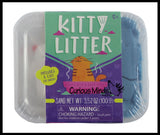 Kitty Litter - Funny Gag Toy - Play Sand with Mochi Cat - Play Magic Wet Sand - Moving Sand  Set - Funny Crazy Cat Lover Gift