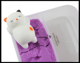 Kitty Litter - Funny Gag Toy - Play Sand with Mochi Cat - Play Magic Wet Sand - Moving Sand  Set - Funny Crazy Cat Lover Gift