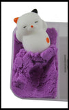 Kitty Litter - Funny Gag Toy - Play Sand with Mochi Cat - Play Magic Wet Sand - Moving Sand  Set - Funny Crazy Cat Lover Gift