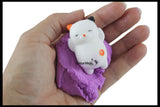 Kitty Litter - Funny Gag Toy - Play Sand with Mochi Cat - Play Magic Wet Sand - Moving Sand  Set - Funny Crazy Cat Lover Gift