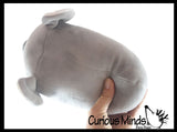 Chubby Plush Koala Stuffed Animal Toy - Soft Squishy Roll Animal Plushie Stuffie