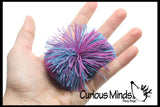 LAST CHANCE - LIMITED STOCK - Keychain Rubber Band Ball - Stringy Fidget Ball