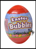 LAST CHANCE - LIMITED STOCK - Large Easter Egg Bubbles with wands - Cute for Easter Baskets
