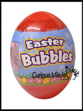 Large Easter Egg Bubbles with wands - Cute for Easter Baskets