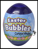 Large Easter Egg Bubbles with wands - Cute for Easter Baskets