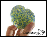 BULK - WHOLESALE -  SALE - Jumbo Confetti Bead Mold-able Stress Ball - Squishy Gooey Shape-able Squish Sensory Squeeze Balls