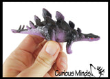 Large 4" Dino Figurines - Mini Dinosaur Replica Figures Toys - Small Novelty Prize Toy - Party Favors - Gift