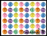 Large Marble Poppers - Rubber Pop Up Toy - Pop and Drop - Turn Dome Inside Out & Watch it Fly - Fun Classic Retro Novelty Toy for Birthday Goodie Bags Prizes