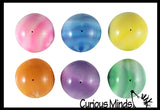 Large Marble Poppers - Rubber Pop Up Toy - Pop and Drop - Turn Dome Inside Out & Watch it Fly - Fun Classic Retro Novelty Toy for Birthday Goodie Bags Prizes