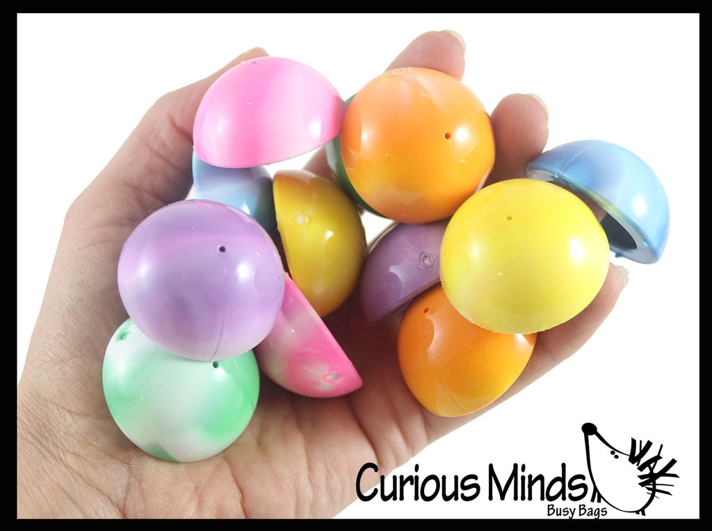 Large Marble Poppers - Rubber Pop Up Toy - Pop and Drop - Turn Dome Inside Out & Watch it Fly - Fun Classic Retro Novelty Toy for Birthday Goodie Bags Prizes (Copy)