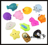 Set of 5 Jumbo and Large Cute Animal Mochi Squishy Animals - Kawaii -  Cute Individually Wrapped Toys - Sensory, Stress, Fidget Party Favor Toy