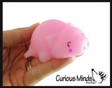 Jumbo Cute Animal Mochi Squishy Animals - Kawaii -  Cute Individually Wrapped Toys - Sensory, Stress, Fidget Party Favor Toy