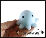 Set of 5 Jumbo and Large Cute Animal Mochi Squishy Animals - Kawaii -  Cute Individually Wrapped Toys - Sensory, Stress, Fidget Party Favor Toy