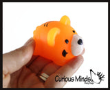 Jumbo Cute Animal Mochi Squishy Animals - Kawaii -  Cute Individually Wrapped Toys - Sensory, Stress, Fidget Party Favor Toy