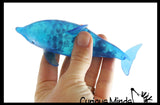 Dolphin Family - Set of 3 Water Bead Filled Squeeze Stress Ball  -  Sensory, Stress, Fidget Toy