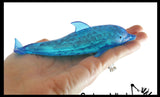 Dolphin Family - Set of 3 Water Bead Filled Squeeze Stress Ball  -  Sensory, Stress, Fidget Toy