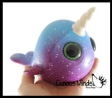 Slow Rise Squishy - Large Animal Slow Rise Squishies Slow Rise Foam - Scented Sensory, Stress, Fidget Toy - Unicorn, Narwhal, Cat, Dog, Alpaca, Panda, Dolphin, Sloth