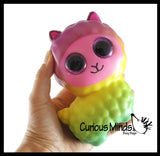 Slow Rise Squishy - Large Animal Slow Rise Squishies Slow Rise Foam - Scented Sensory, Stress, Fidget Toy - Unicorn, Narwhal, Cat, Dog, Alpaca, Panda, Dolphin, Sloth