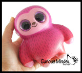 Slow Rise Squishy - Large Animal Slow Rise Squishies Slow Rise Foam - Scented Sensory, Stress, Fidget Toy - Unicorn, Narwhal, Cat, Dog, Alpaca, Panda, Dolphin, Sloth