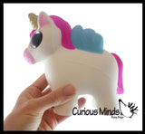 MULTIPLE STYLES - Large Mystical Animal with Horn and Wings Slow Rise Squishies Slow Rise Foam - Scented Sensory, Stress, Fidget Toy - Penguin, Unicorn, Corgi Dog, Sloth, Koala, Panda