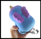 MULTIPLE STYLES - Large Mystical Animal with Horn and Wings Slow Rise Squishies Slow Rise Foam - Scented Sensory, Stress, Fidget Toy - Penguin, Unicorn, Corgi Dog, Sloth, Koala, Panda