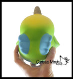 MULTIPLE STYLES - Large Mystical Animal with Horn and Wings Slow Rise Squishies Slow Rise Foam - Scented Sensory, Stress, Fidget Toy - Penguin, Unicorn, Corgi Dog, Sloth, Koala, Panda