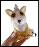 MULTIPLE STYLES - Large Mystical Animal with Horn and Wings Slow Rise Squishies Slow Rise Foam - Scented Sensory, Stress, Fidget Toy - Penguin, Unicorn, Corgi Dog, Sloth, Koala, Panda