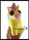 MULTIPLE STYLES - Large Mystical Animal with Horn and Wings Slow Rise Squishies Slow Rise Foam - Scented Sensory, Stress, Fidget Toy - Penguin, Unicorn, Corgi Dog, Sloth, Koala, Panda