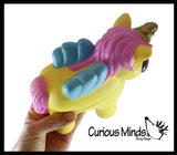 MULTIPLE STYLES - Large Mystical Animal with Horn and Wings Slow Rise Squishies Slow Rise Foam - Scented Sensory, Stress, Fidget Toy - Penguin, Unicorn, Corgi Dog, Sloth, Koala, Panda