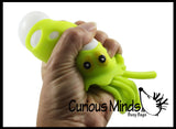 Light-Up Octopus/Jellyfish Bath Toy - Stress Ball - Wiggly Jiggly Squishy Flashing Fidget Ball